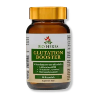 Słoiczek suplementu diety glutation booster bio herbs