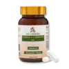 Słoik z suplementami indole 3 carbinol od Bio Herbs z dwoma kapsułkami