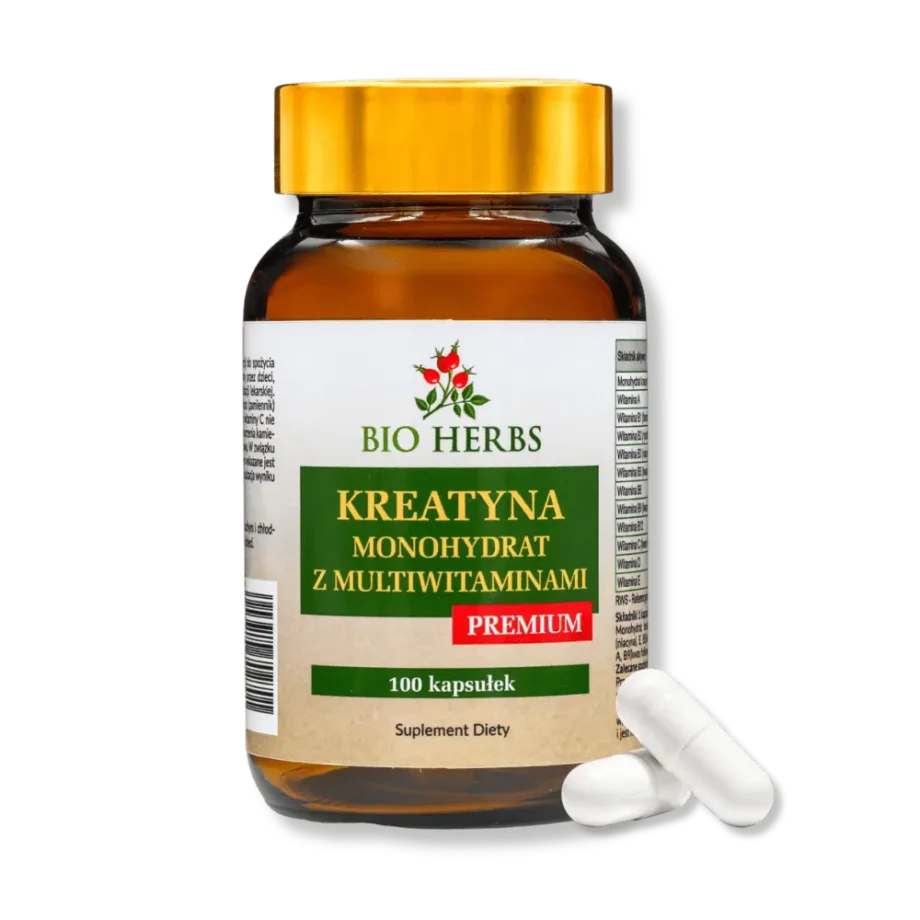 Opakowanie suplementu od bio herbs - kreatyna
