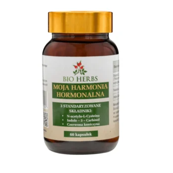 Moja Harmonia Hormonalna - naturalny suplement wspierający równowagę hormonalną u kobiet