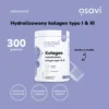 Grafika przedstawiające największe zalety kolagenu hydrolizowanego osavi