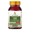 CBD Full Spectrum 20 mg Bio-Herbs - 100 premium kapsułek z pełnym spektrum kannabinoidów, słoik na białym tle