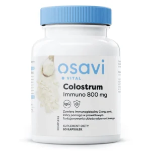 Osavi Colostrum Immuno Vital 800 mg - innowacyjny suplement z siarą bydlęcą i kompleksem Vital