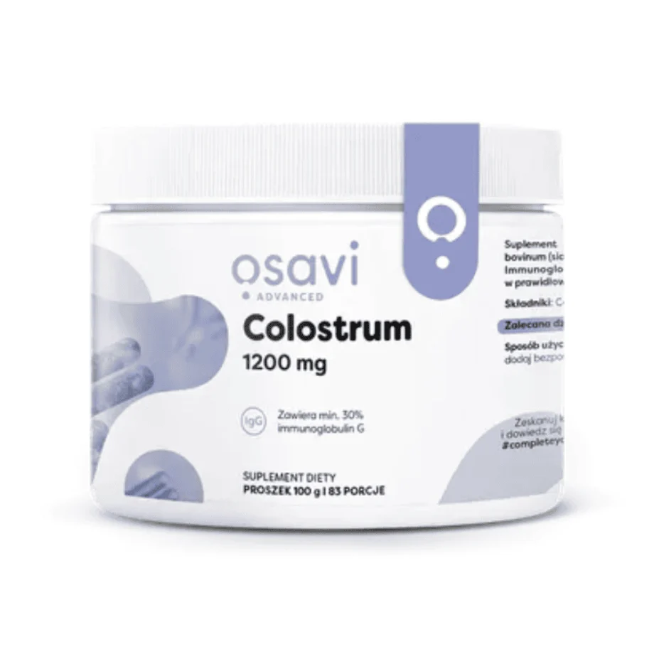 Osavi Colostrum w proszku 1200 mg - wysokiej jakości siara bydlęca dla wzmocnienia odporności