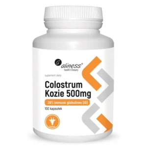 "Colostrum kozie Aliness IG 28% - hipoalergiczny suplement diety wspierający odporność
