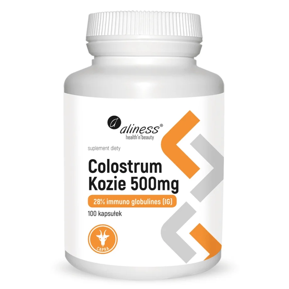"Colostrum kozie Aliness IG 28% - hipoalergiczny suplement diety wspierający odporność