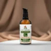 Melatonina suplementacja 1mg w kroplach - butelka Bio-Herbs na brązowej tkaninie do relaksu