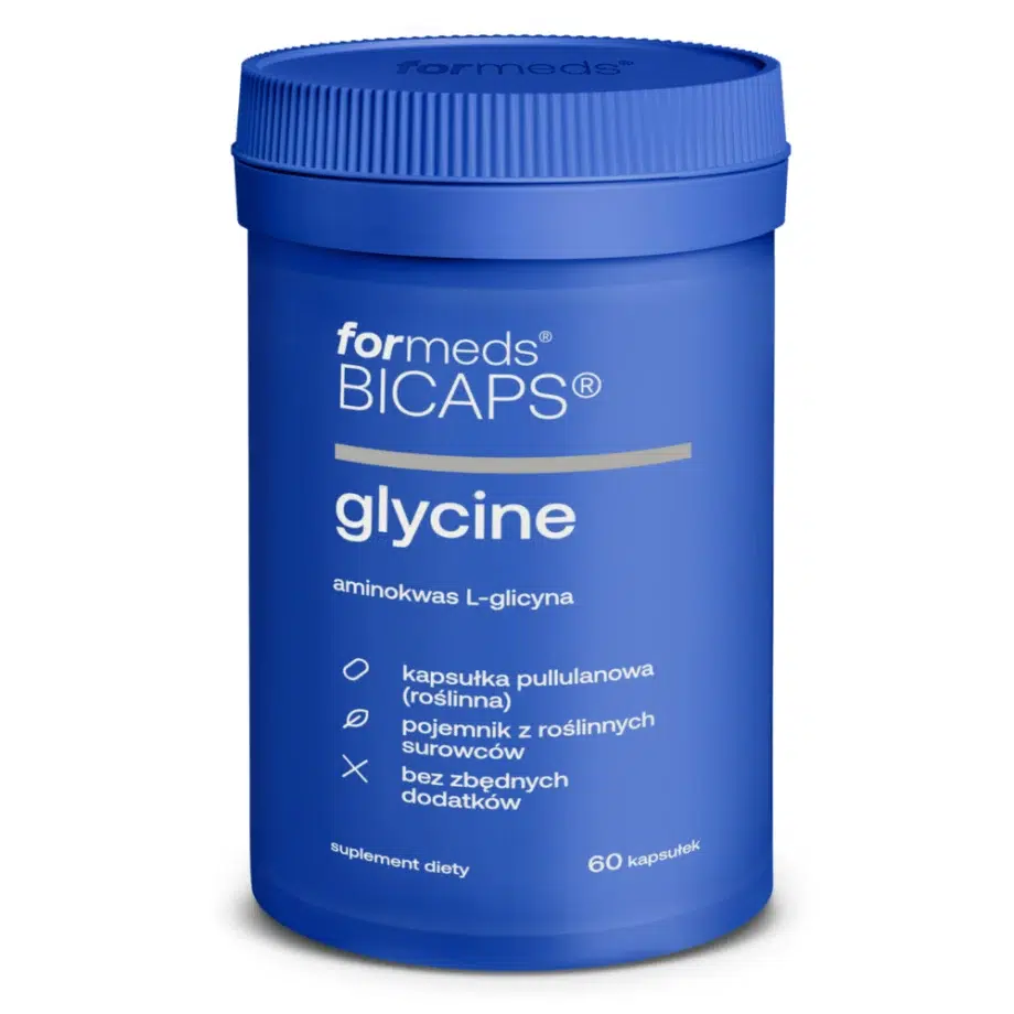 ForMeds BICAPS GLYCINE - naturalne wsparcie dla głębokiego snu i regeneracji.