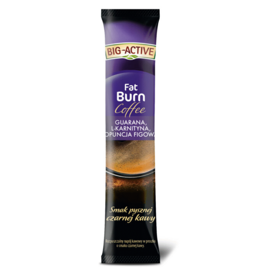 Pojedyncza saszetka - Kawa na odchudzanie Big-Active Coffee Fat Burn